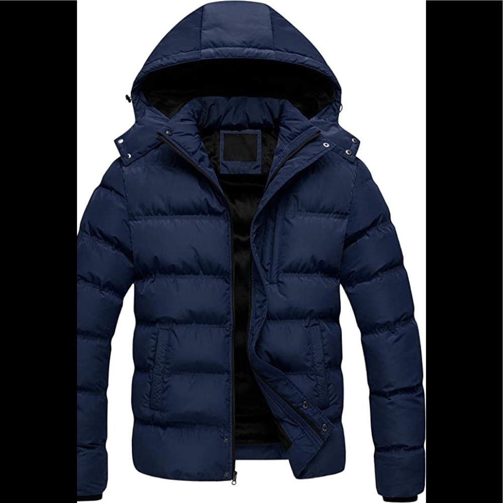 Mens New Puffer Athletic Snow Jacket Multiple Sizes - Picture 1 of 1